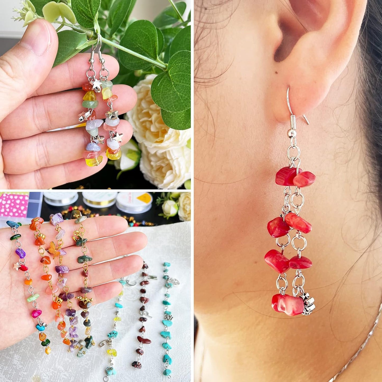 Jewelry Making Kit for Adults – Beads, Findings & Tools Set